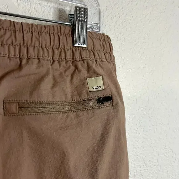 Vuori Ripstop Cargo Pants Womens Size Large Clay Drawstring - Picture 7 of 8